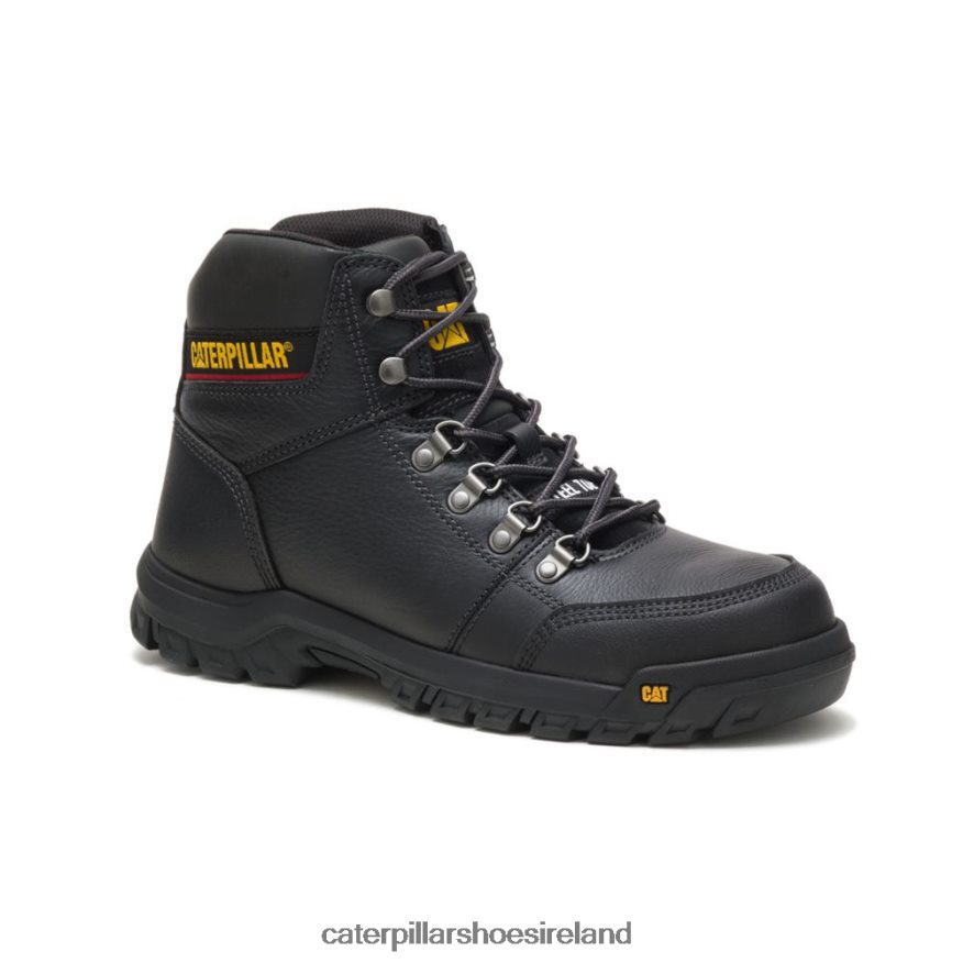 Caterpillar Outline Steel Toe Work Boot Men PL406265 Black | Work Boots