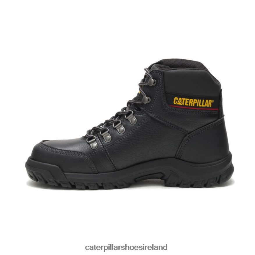 Caterpillar Outline Steel Toe Work Boot Men PL406265 Black | Work Boots