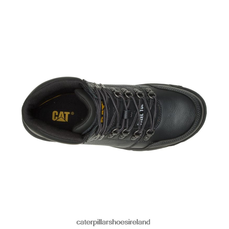 Caterpillar Outline Steel Toe Work Boot Men PL406265 Black | Work Boots