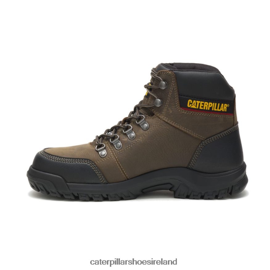 Caterpillar Outline Steel Toe Work Boot Men PL406266 Dark Gull Grey | Work Boots