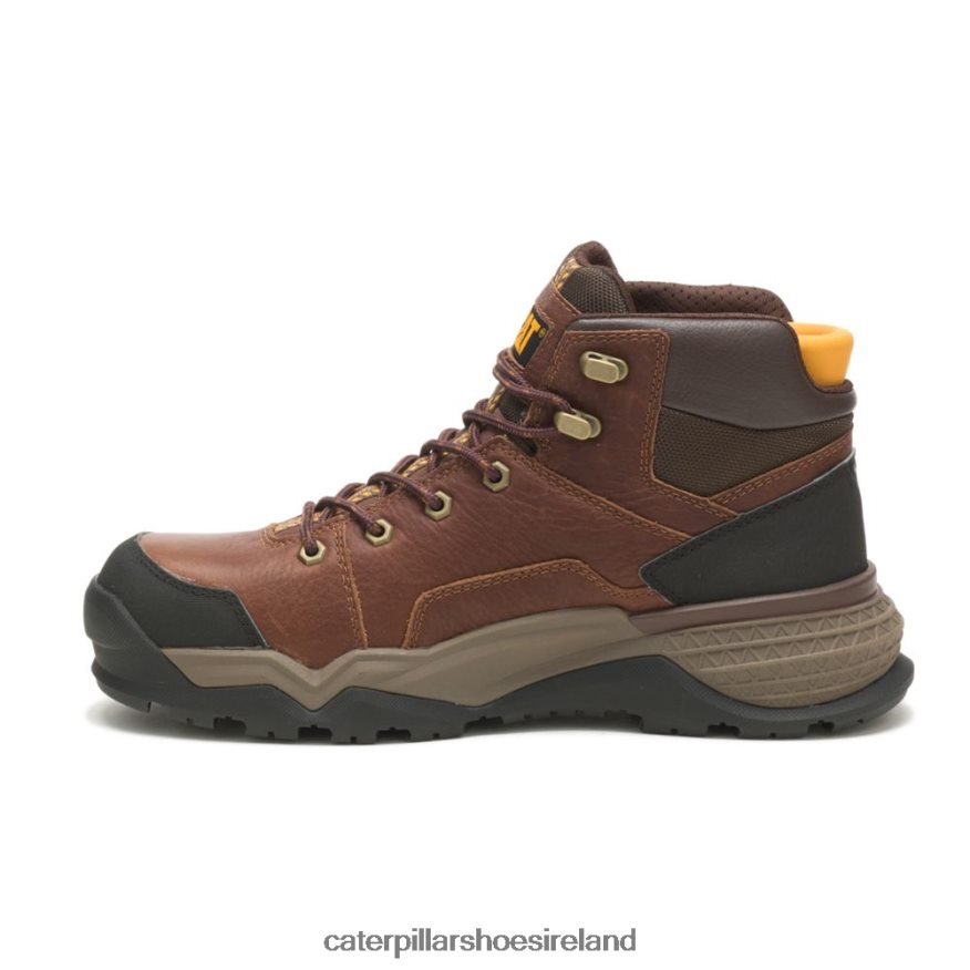 Caterpillar Provoke Mid Waterproof Alloy Toe Work Boot Men PL406272 Oak | Work Boots