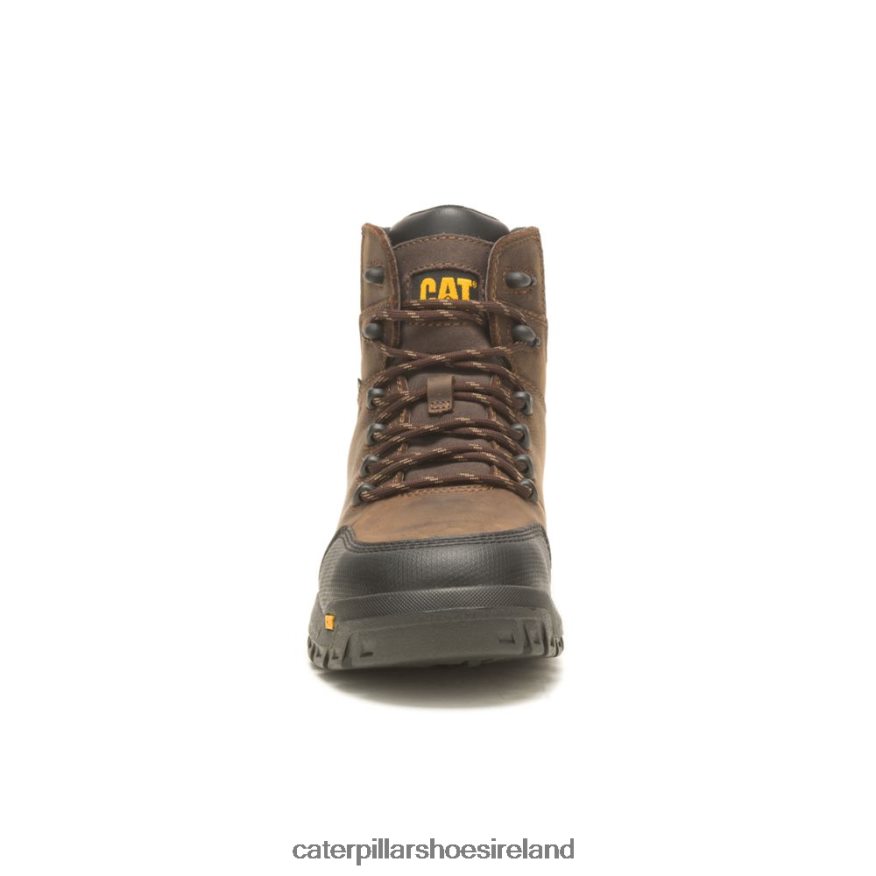 Caterpillar Resorption Waterproof Composite Toe Work Boot Men PL406249 Seal Brown | Work Boots