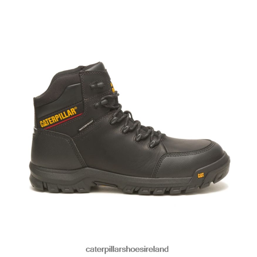 Caterpillar Resorption Waterproof Composite Toe Work Boot Men PL406250 Black | Work Boots