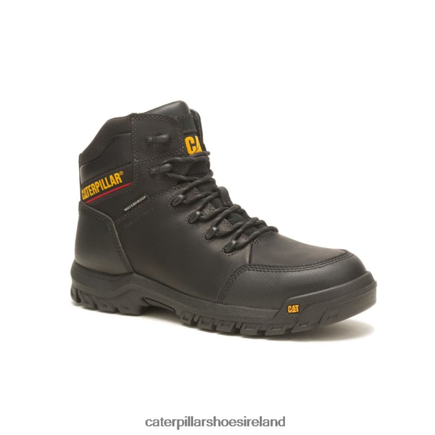 Caterpillar Resorption Waterproof Composite Toe Work Boot Men PL406250 Black | Work Boots