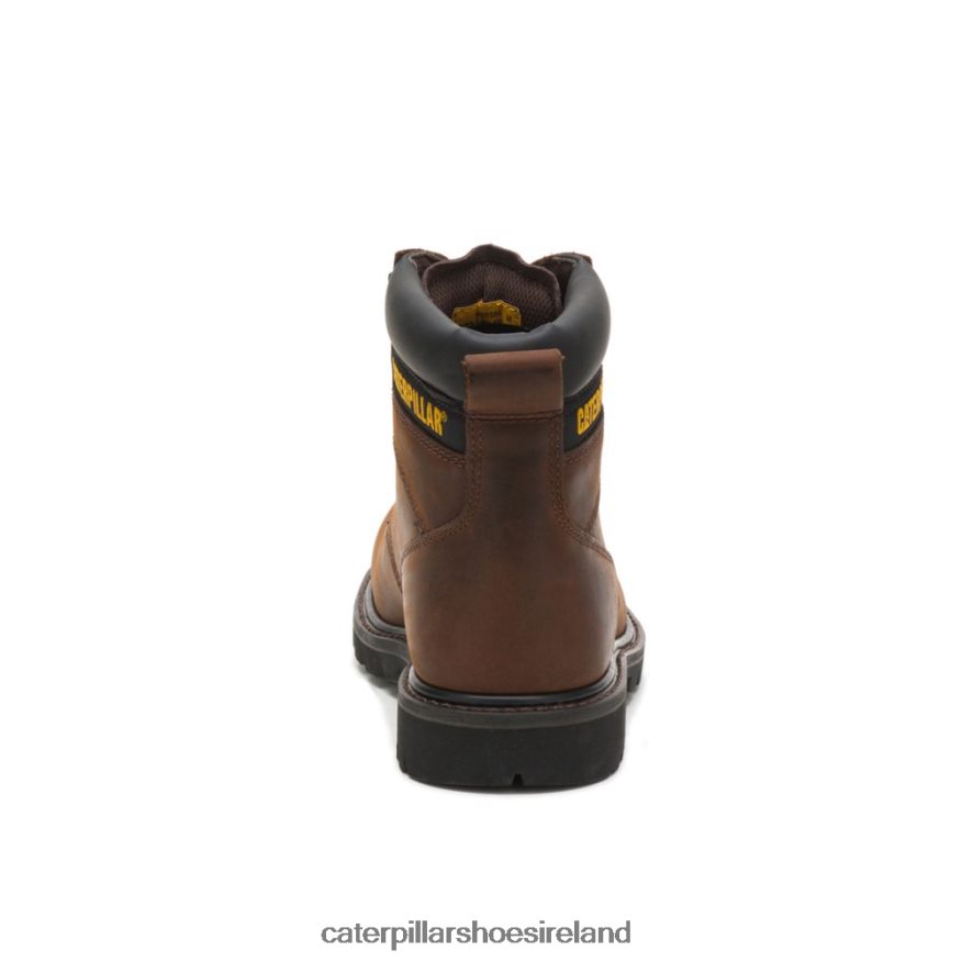 Caterpillar Second Shift Steel Toe Work Boot Men PL406216 Dark Brown | Work Boots