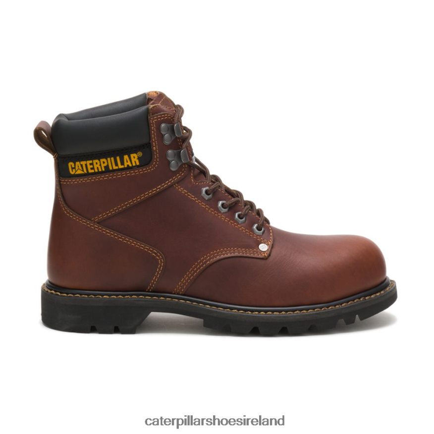 Caterpillar Second Shift Steel Toe Work Boot Men PL406219 Tan | Work Boots