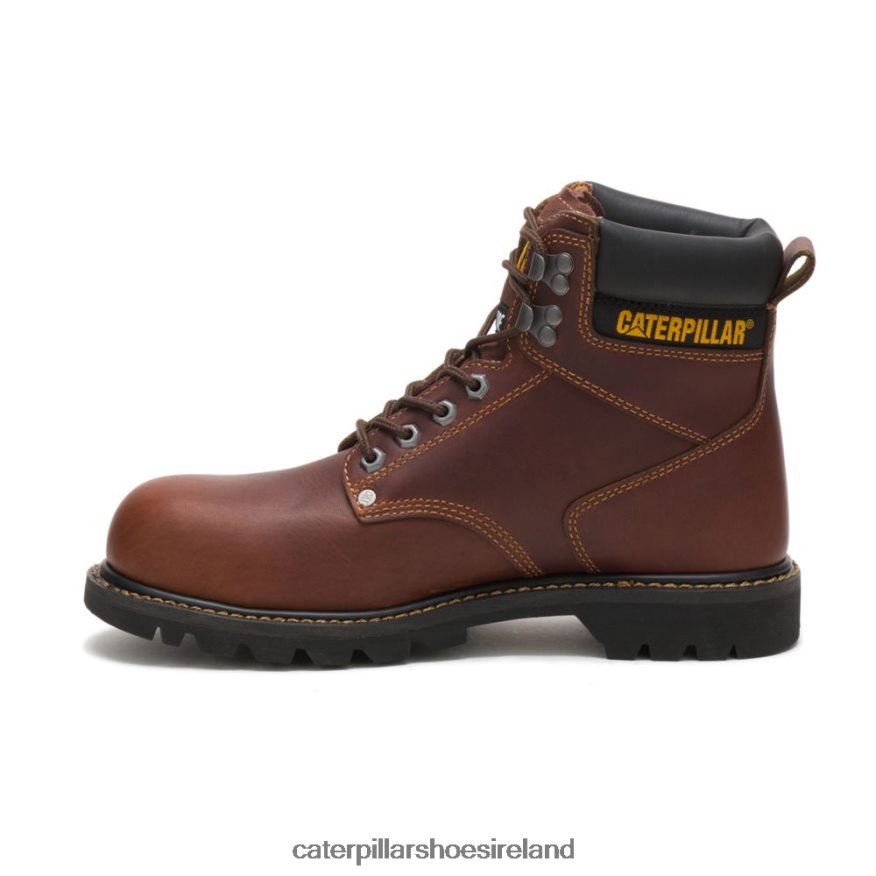 Caterpillar Second Shift Steel Toe Work Boot Men PL406219 Tan | Work Boots