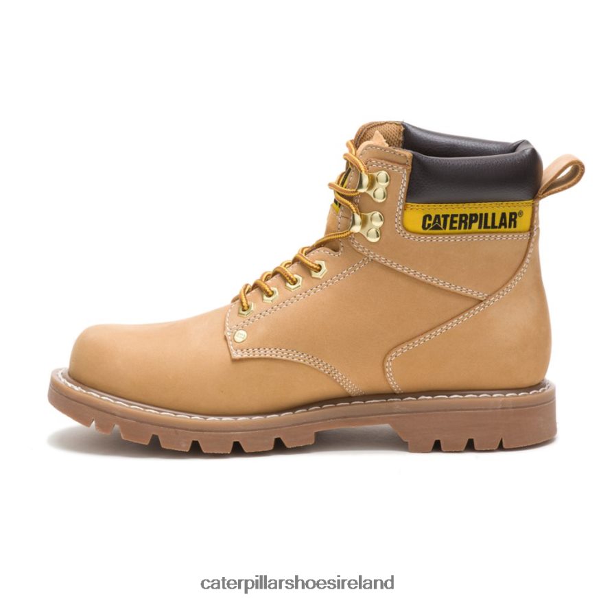 Caterpillar Second Shift Work Boot Men PL406213 Honey | Work Boots
