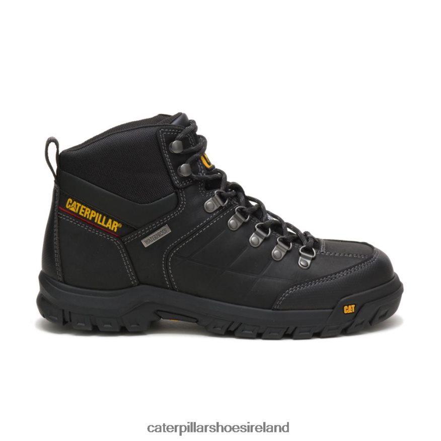 Caterpillar Threshold Waterproof Steel Toe Work Boot Men PL406210 Black | Work Boots