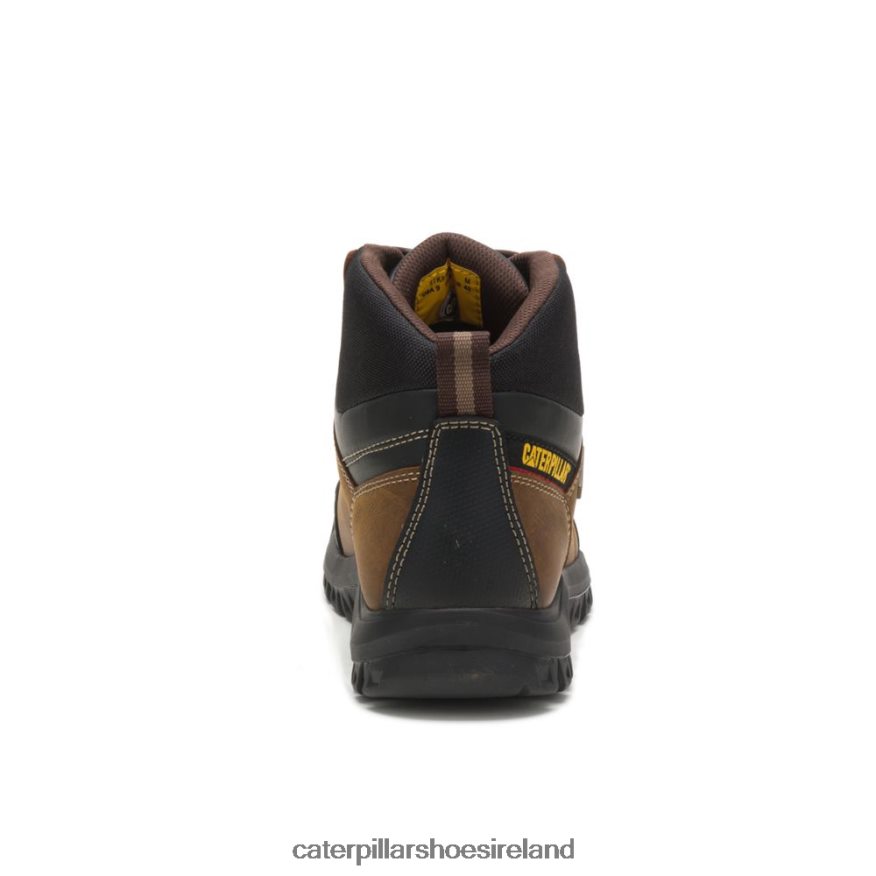 Caterpillar Threshold Waterproof Steel Toe Work Boot Men PL406211 Real Brown | Work Boots