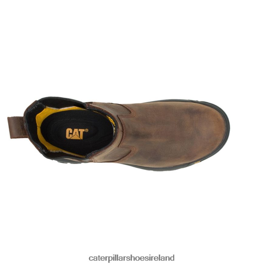 Caterpillar Wheelbase Work Boot Men PL406236 Clay | Work Boots