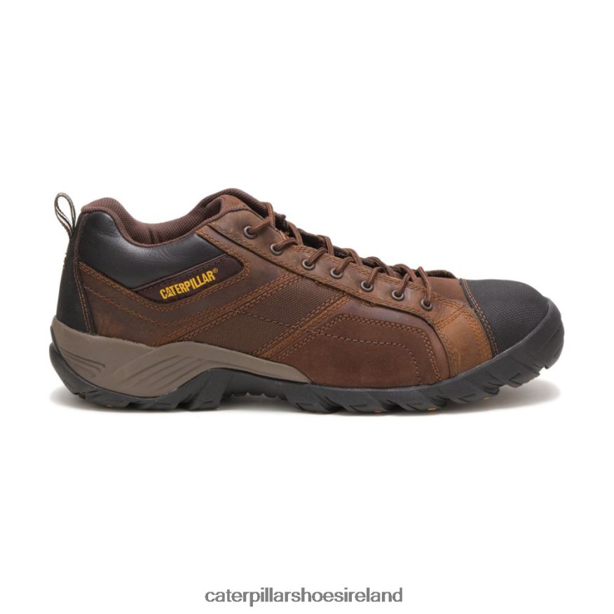 Caterpillar Argon Composite Toe Work Shoe Men PL406289 Dark Brown | Work Shoes