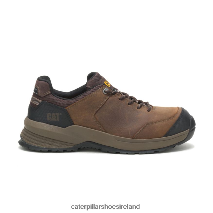 Caterpillar Streamline 2.0 Leather Composite Toe Work Shoe Men PL406295 Clay | Work Shoes