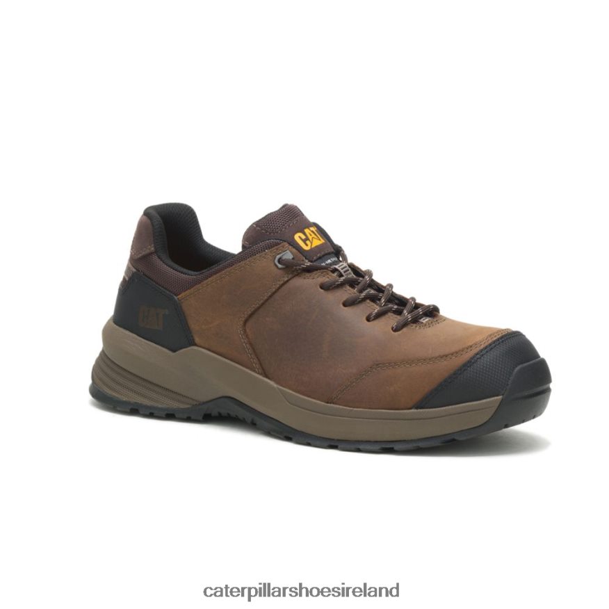 Caterpillar Streamline 2.0 Leather Composite Toe Work Shoe Men PL406295 Clay | Work Shoes