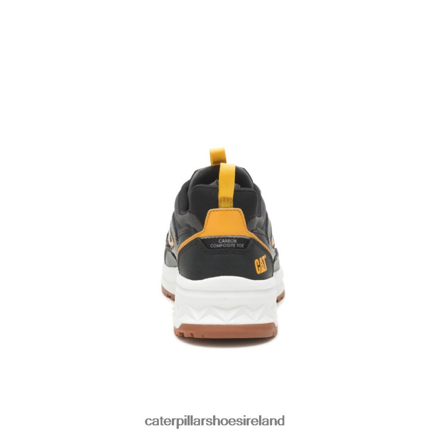 Caterpillar Streamline Runner Carbon Composite Toe Work Shoe Men PL406282 Black/Cat Yellow | Work Shoes