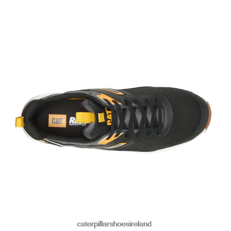 Caterpillar Streamline Runner Carbon Composite Toe Work Shoe Men PL406282 Black/Cat Yellow | Work Shoes