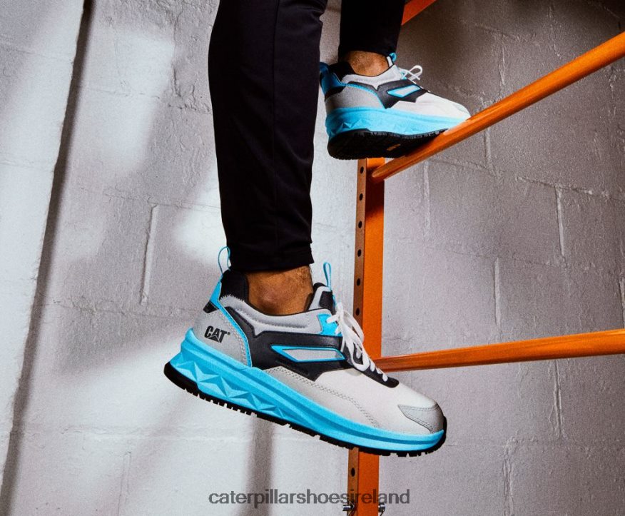 Caterpillar Streamline Runner Carbon Composite Toe Work Shoe Men PL406283 Bright White/Blue | Work Shoes