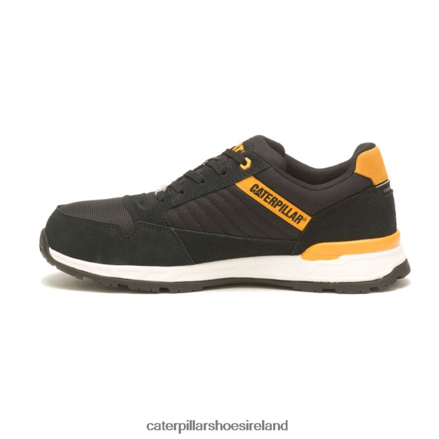 Caterpillar Venward Composite Toe Work Shoe Men PL406285 Black/Cat Yellow | Work Shoes