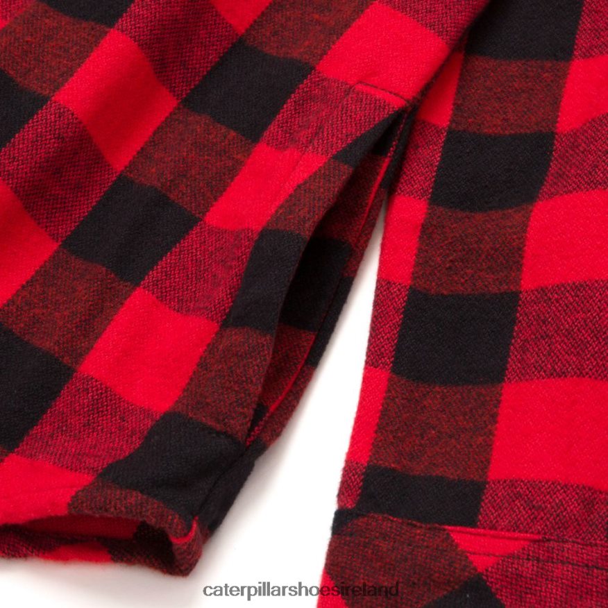Caterpillar Buffalo Check Heavyweight Shirt Women PL4062318 Red | Tops & Outerwear