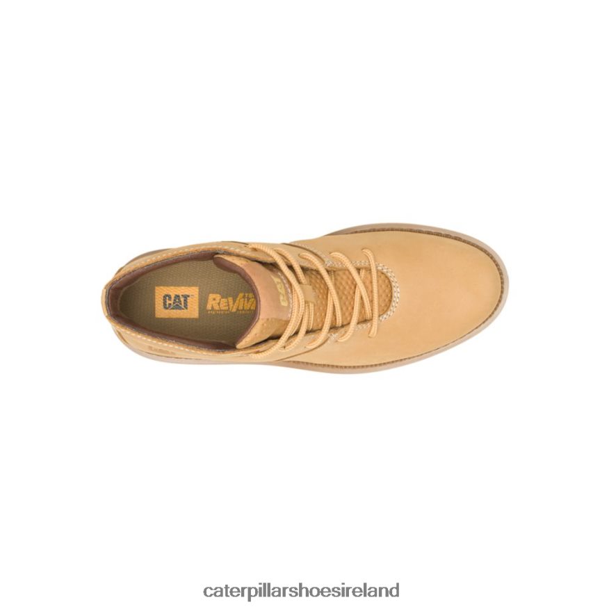 Caterpillar Chariot Plain Toe Mid Boot Women PL4062306 Honey Reset | Casual Boots