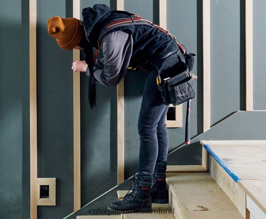 Caterpillar Echo Waterproof Steel Toe Work Boot Women PL4062262 Black | Work Boots