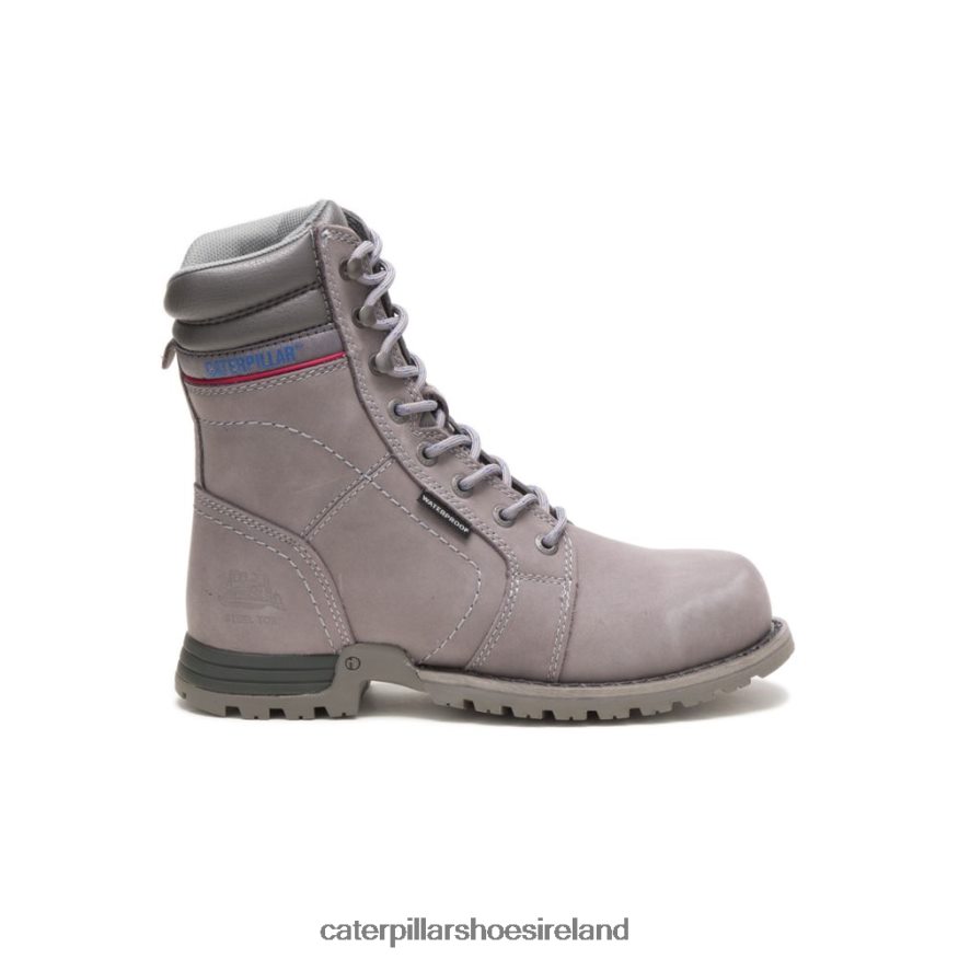 Caterpillar Echo Waterproof Steel Toe Work Boot Women PL4062263 Frost Grey | Work Boots