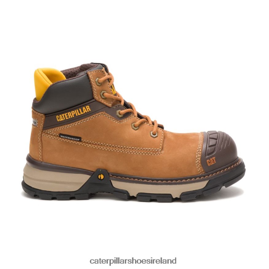 Caterpillar Excavator Superlite Waterproof Carbon Composite Toe Work Boot Women PL4062268 Sudan Brown | Work Boots
