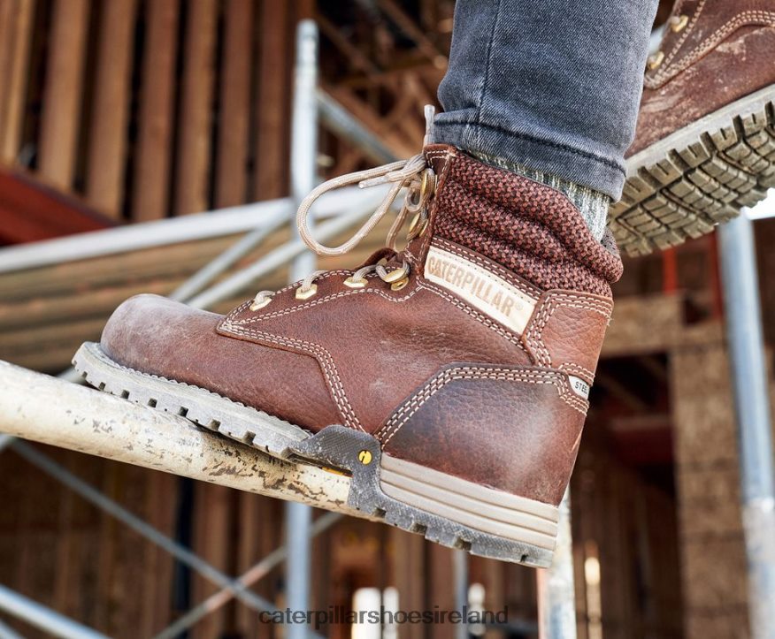 Caterpillar Paisley 6\" Steel Toe Work Boot Women PL4062279 Tawny | Work Boots