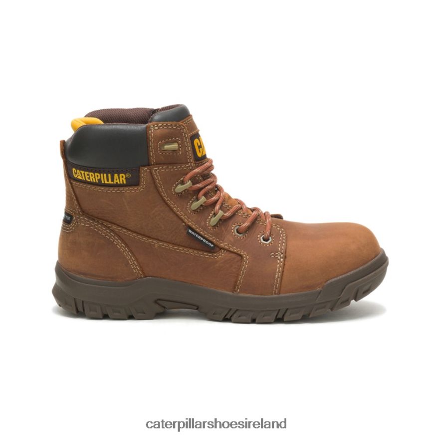 Caterpillar Resorption Waterproof Composite Toe Work Boot Women PL4062266 Brown | Work Boots