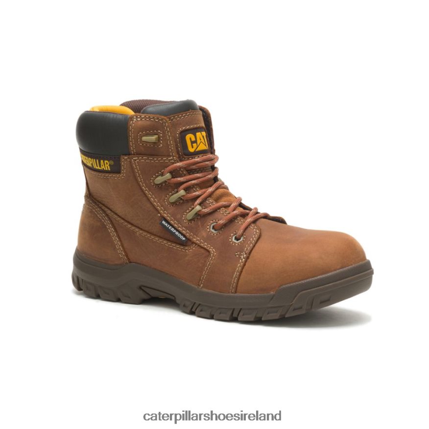 Caterpillar Resorption Waterproof Composite Toe Work Boot Women PL4062266 Brown | Work Boots