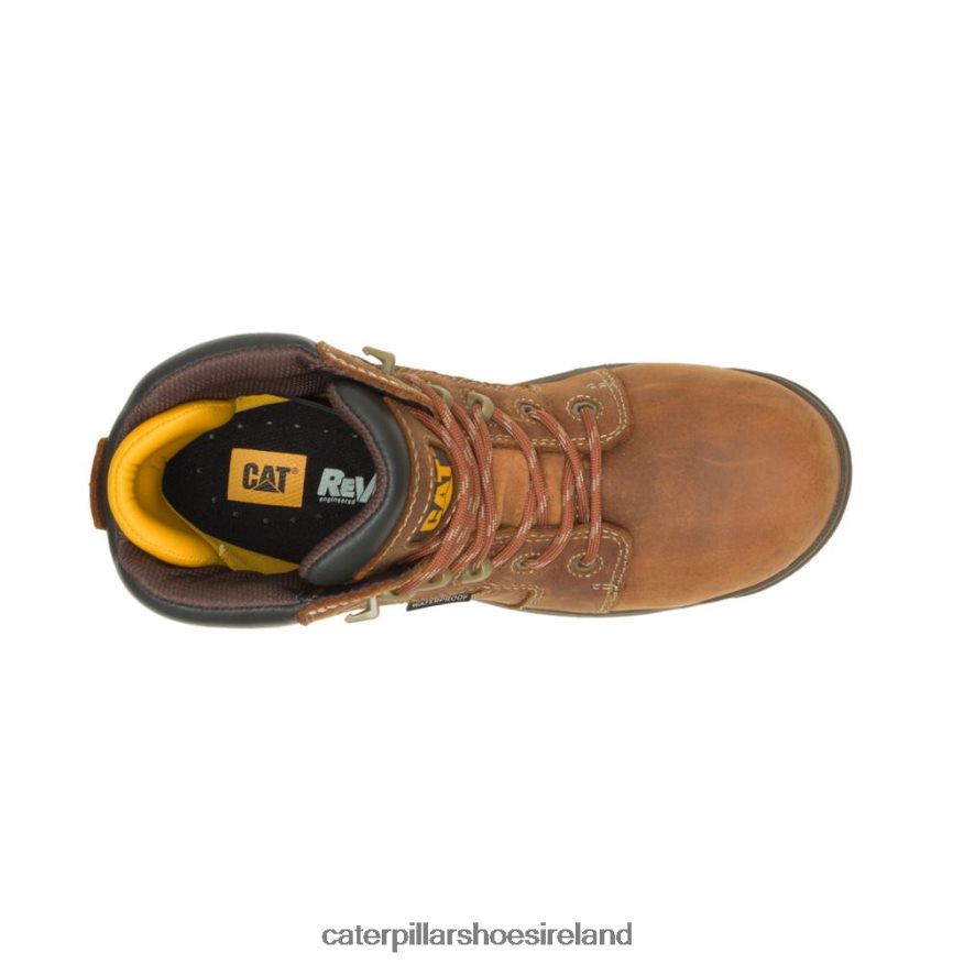 Caterpillar Resorption Waterproof Composite Toe Work Boot Women PL4062266 Brown | Work Boots