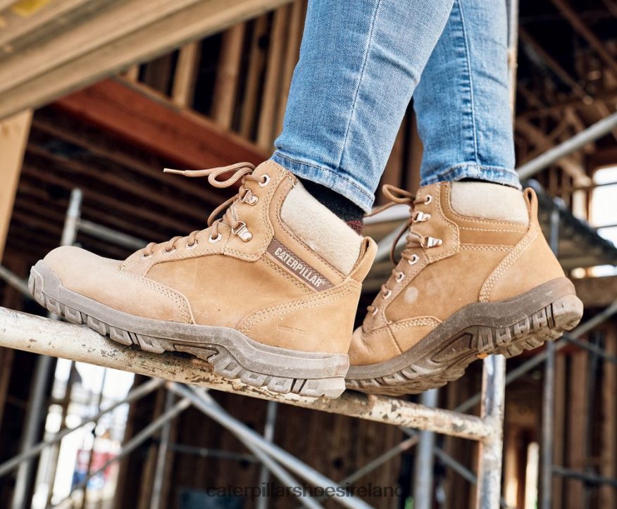 Caterpillar Tess Steel Toe Work Boot Women PL4062271 Chocolate | Work Boots