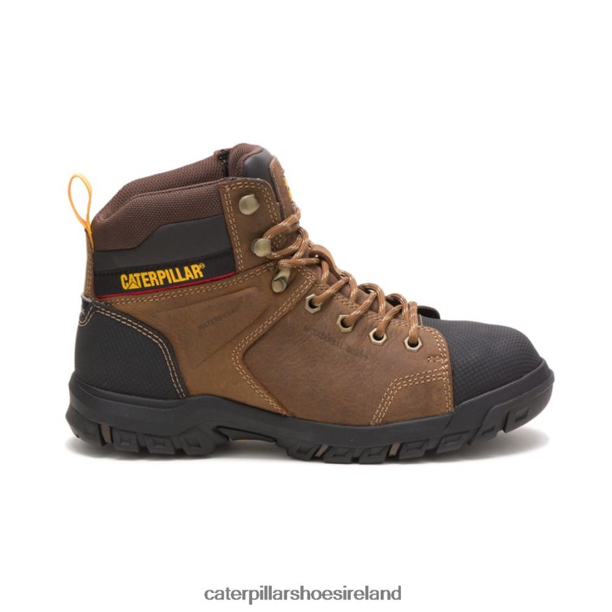 Caterpillar Wellspring Waterproof Metatarsal Guard Steel Toe Work Boot Women PL4062281 Real Brown | Work Boots
