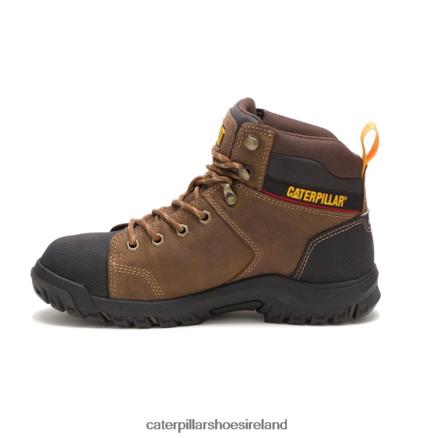 Caterpillar Wellspring Waterproof Metatarsal Guard Steel Toe Work Boot Women PL4062281 Real Brown | Work Boots