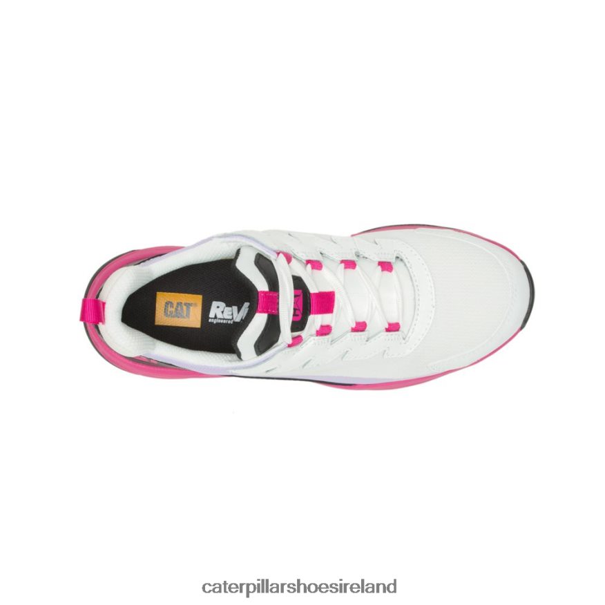 Caterpillar Streamline Runner Carbon Composite Toe Work Shoe Women PL4062290 Bright White/Black | Work Shoes